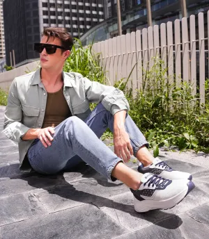 BM6722-WHITE-Men Sneakers