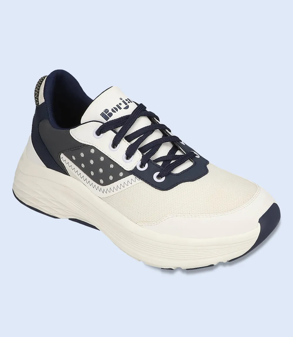 BM6722-WHITE-Men Sneakers