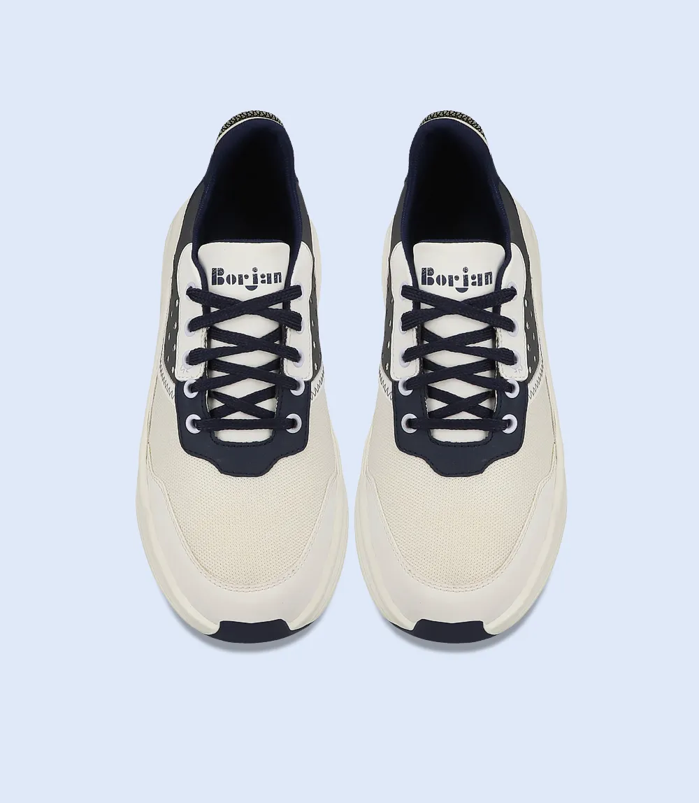 BM6722-WHITE-Men Sneakers