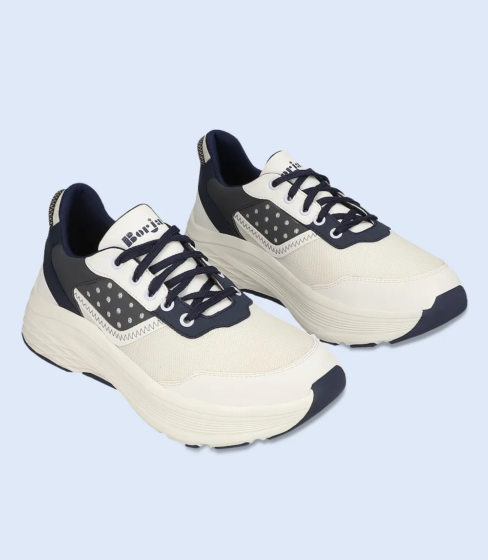 BM6722-WHITE-Men Sneakers