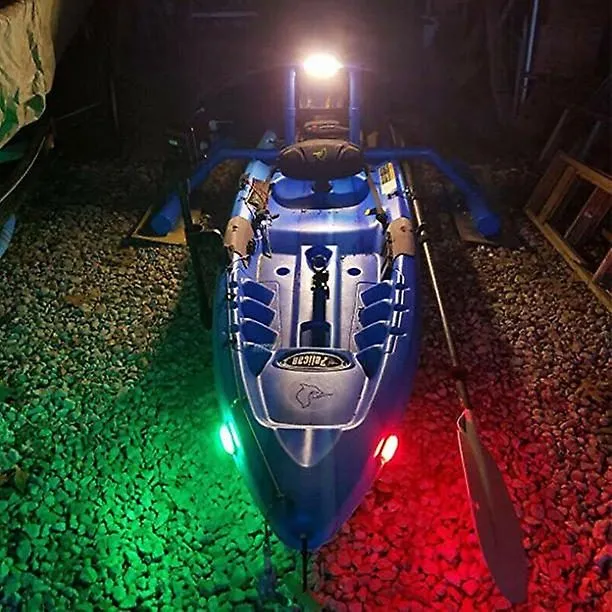 Boat Navigation Led Lighting Kit - 4 Pieces Green Red High Bright 6-led Boat Bow
