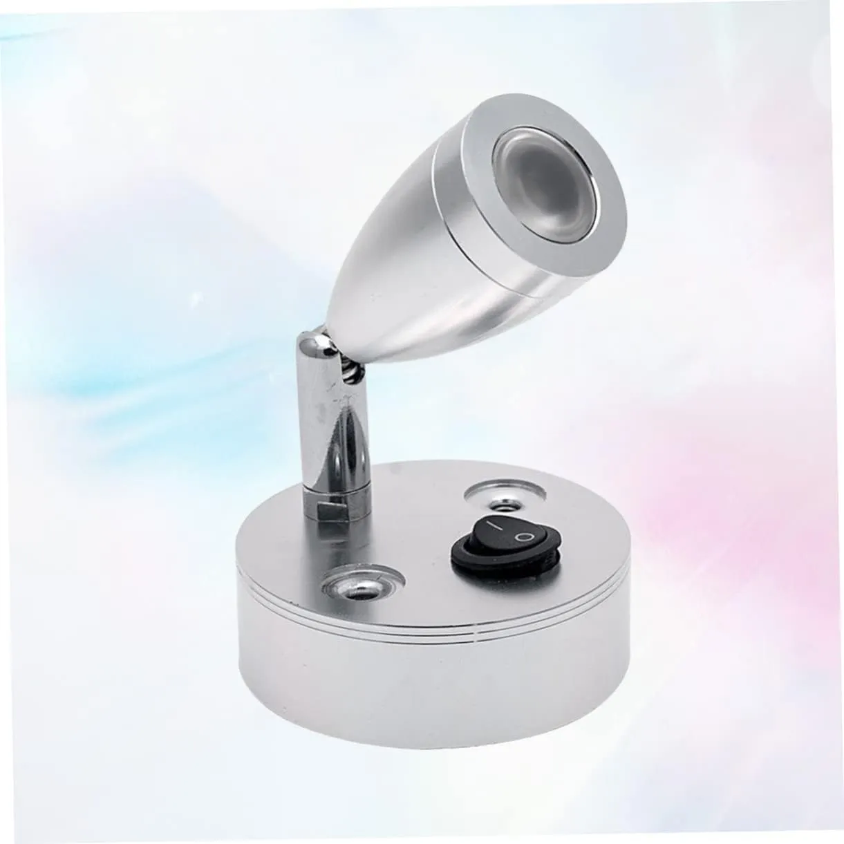 Boat Reading Lights Marine 3000k 3w 12v with Brushed Nickel Lampshade for Cabin