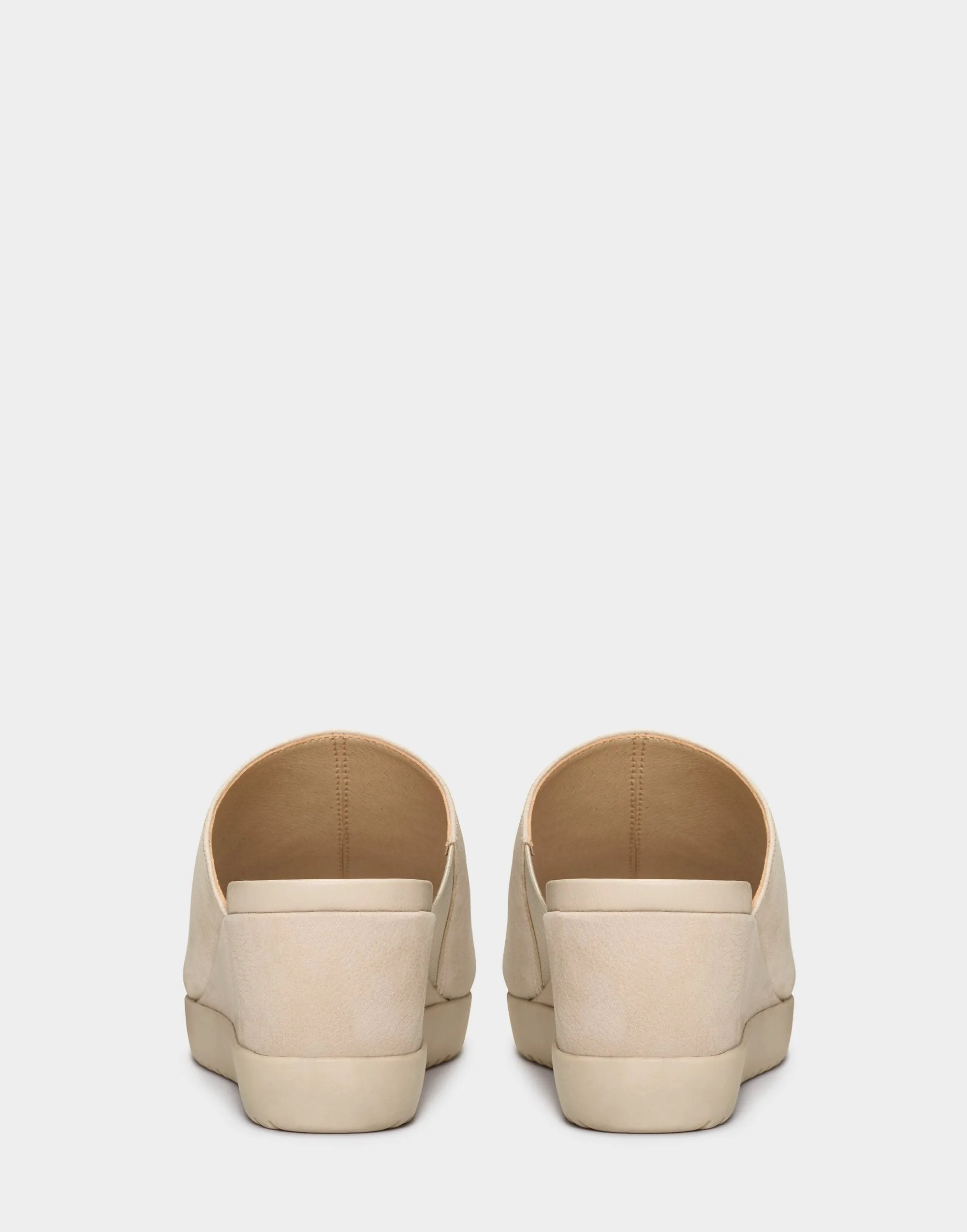 Bone Wedge Platforms On-sale Sandal Mule Wedge Nubuck Aerosoles Shockproof Women's Blonde