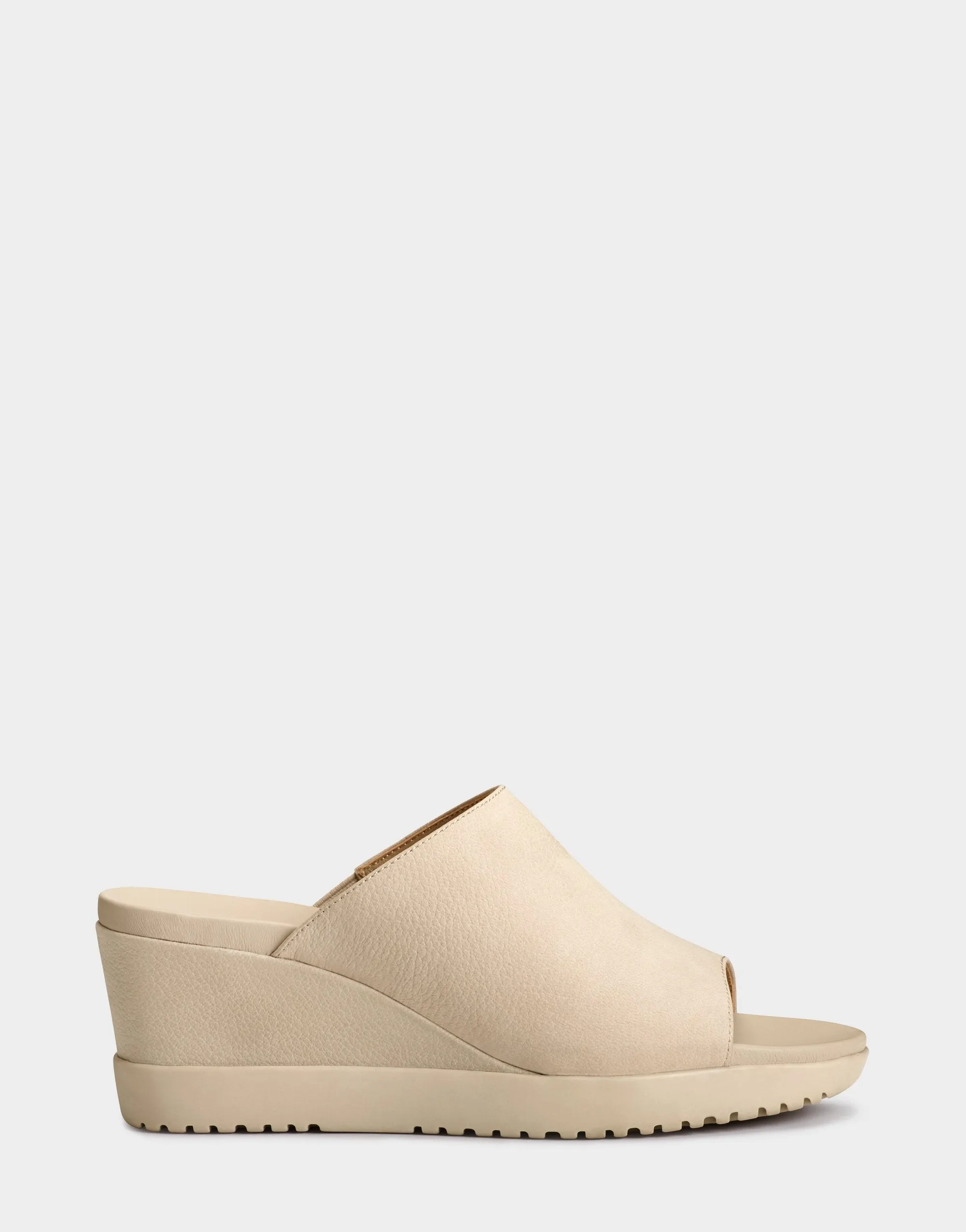 Bone Wedge Platforms On-sale Sandal Mule Wedge Nubuck Aerosoles Shockproof Women's Blonde