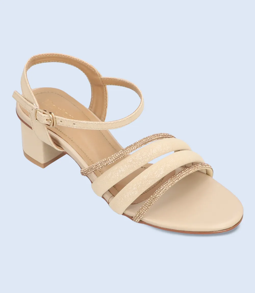 BW9362-NUDE-Women Sandal Heels
