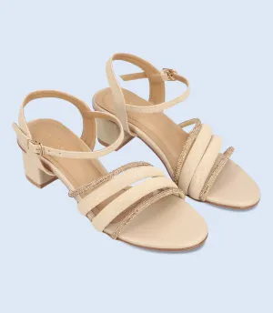 BW9362-NUDE-Women Sandal Heels