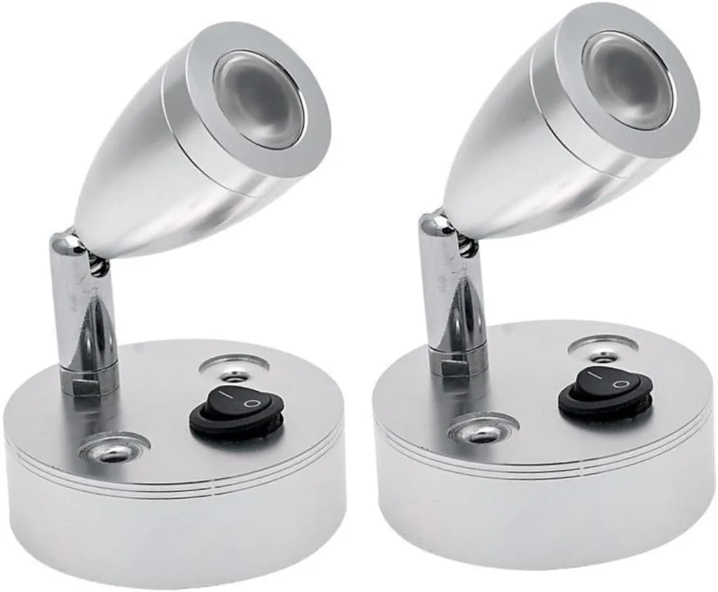 Cabin Reading Light Led Marine Reading Light 3000k Warm White 24v Lights Brushed Nickel Marine Grade High CRI