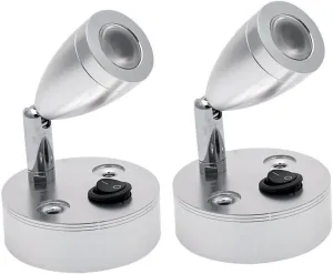 Cabin Reading Light Led Marine Reading Light 3000k Warm White 24v Lights Brushed Nickel Marine Grade High CRI