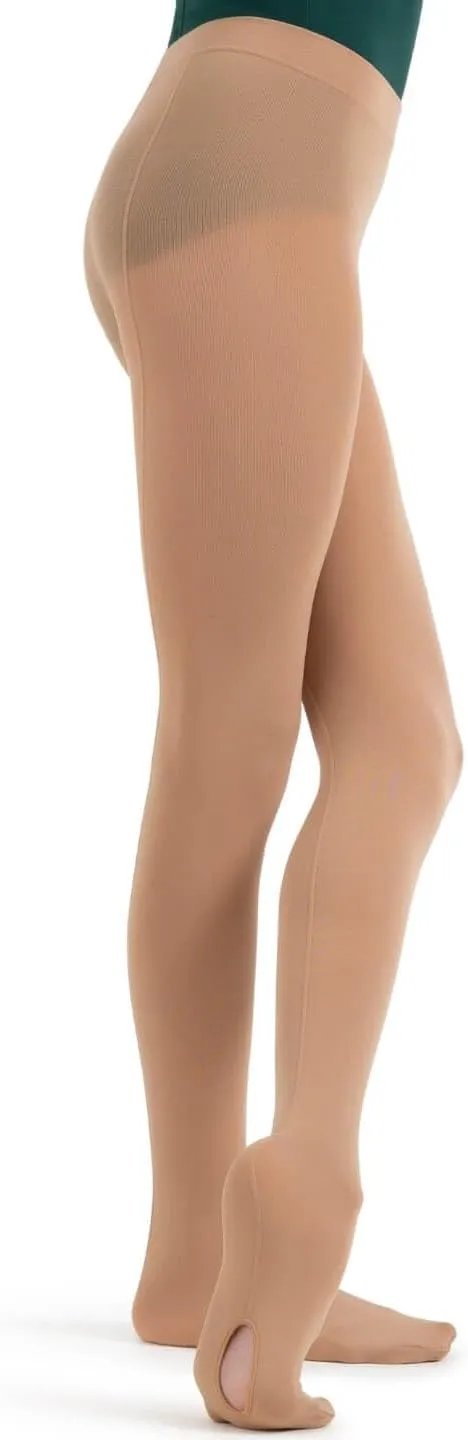 Capezio Girls Ultra Soft™ Transition Tight® With Back Seam - GirlsTight