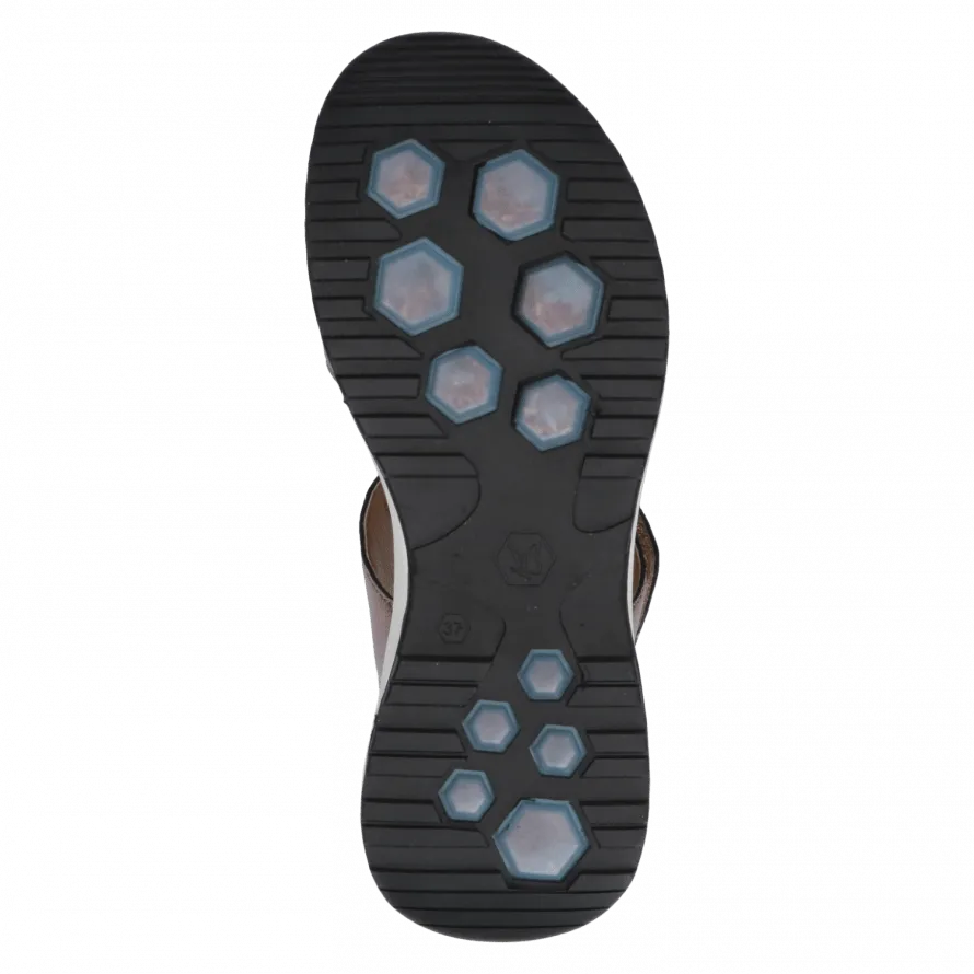 Caprice Ladies Climotion Pro Flat Velcro Sandal 28716 341