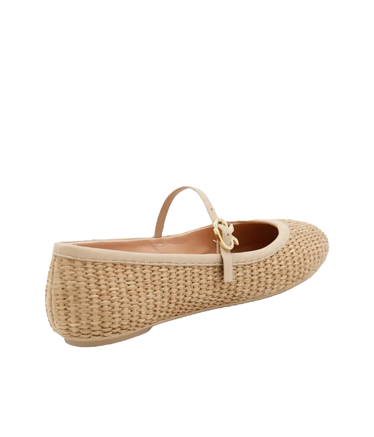 Carla Marbella Ballet Flat in Natural