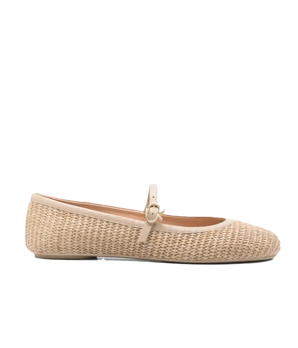 Carla Marbella Ballet Flat in Natural