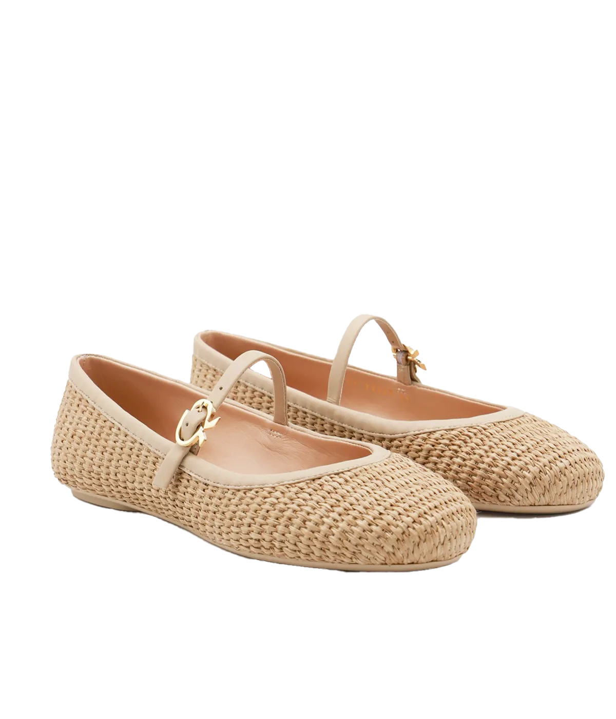 Carla Marbella Ballet Flat in Natural