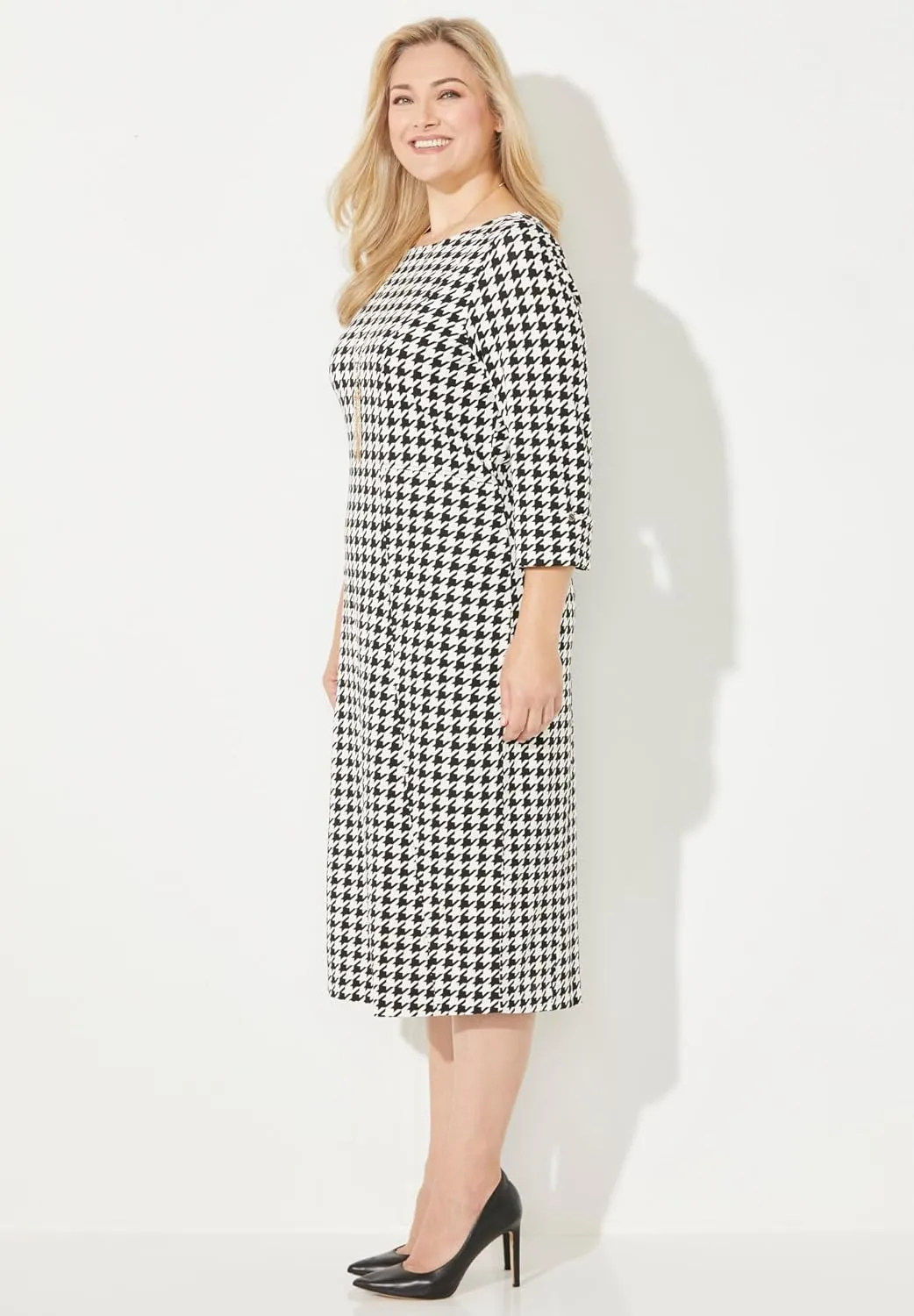 Catherines Women's Plus Size Liz&Me Ponte Knit Dress