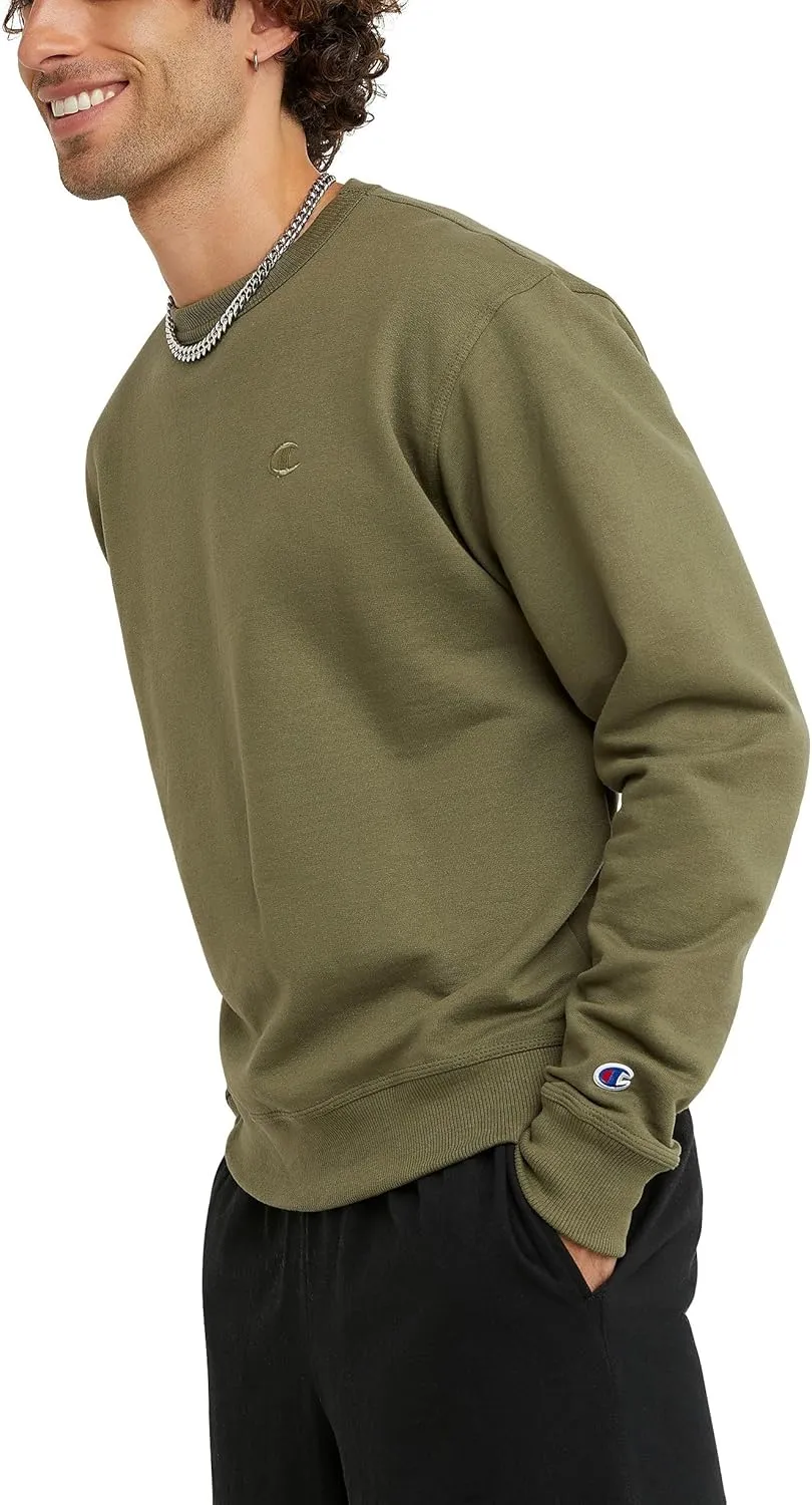 Champion Men's Crewneck, Powerblend Fleece Sweatshirt, Crewneck Sweatshirts (Reg. Or Big & Tall)