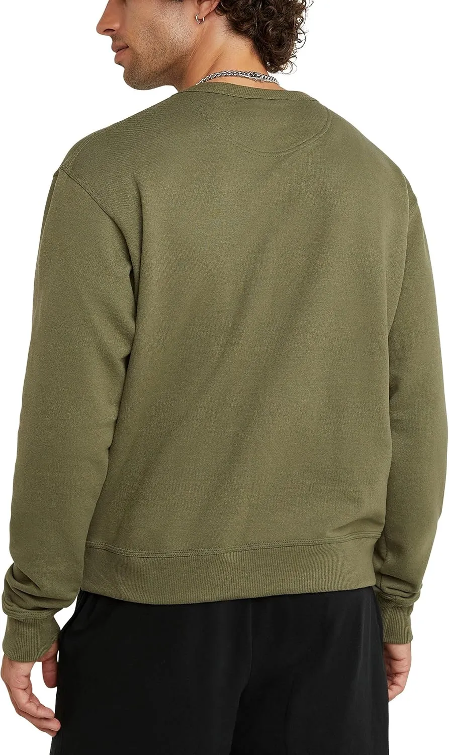 Champion Men's Crewneck, Powerblend Fleece Sweatshirt, Crewneck Sweatshirts (Reg. Or Big & Tall)