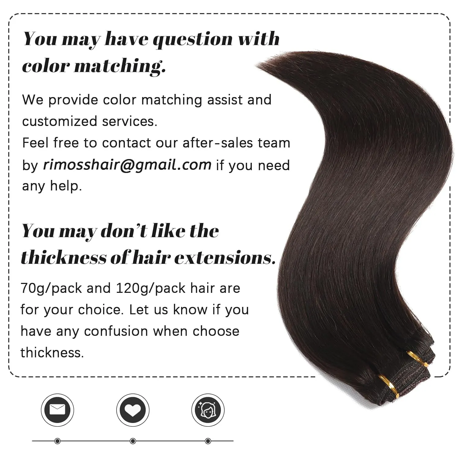 Clip in Hair Extensions Real Human Hair - 120g 22 Inch 7pcs, Dark Brown - Soft Hair Extensions Real Human Hair Clip ins Straight for Women (#2 22 Inch)