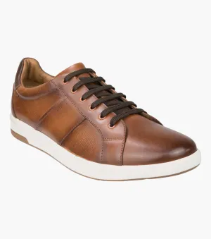 COGNAC TUMBLED-CROSSOVER LACE