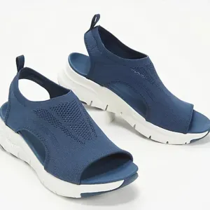 Comfortable Women's Sandal in Elastic Fabric