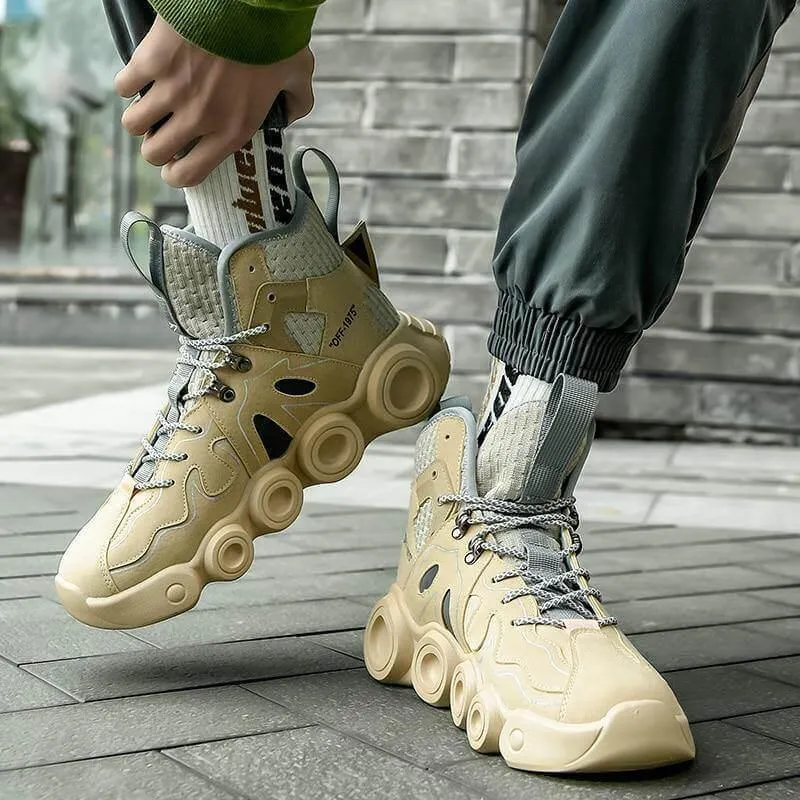 Comfy Mens Running Shoes - Roller Skate Design