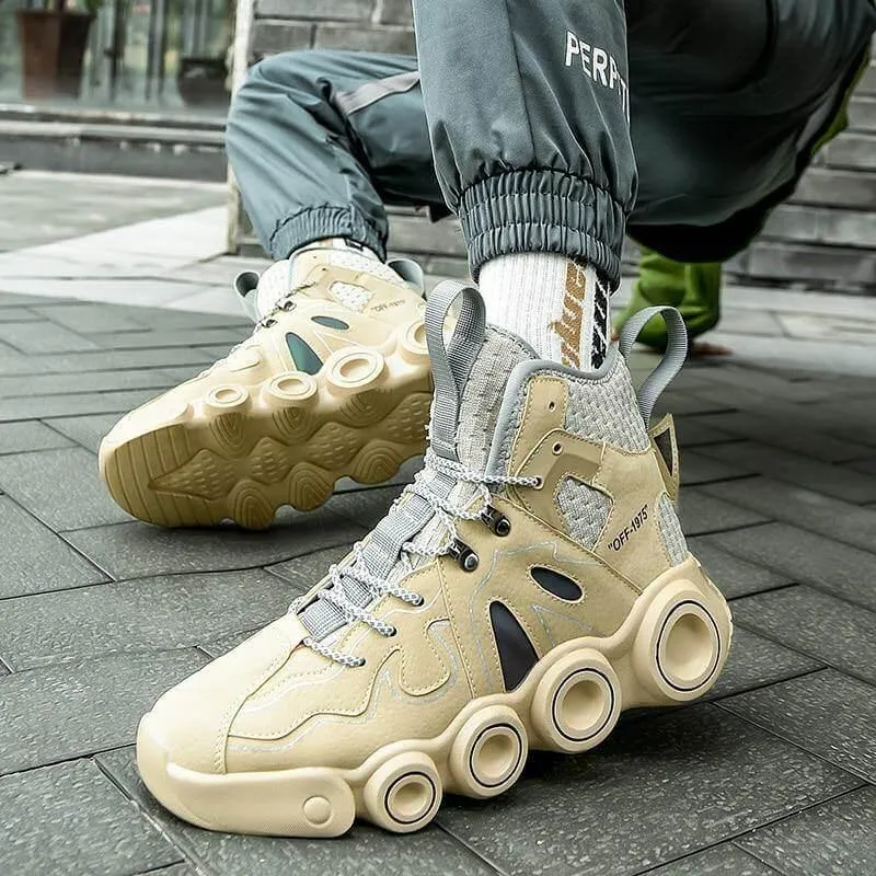 Comfy Mens Running Shoes - Roller Skate Design