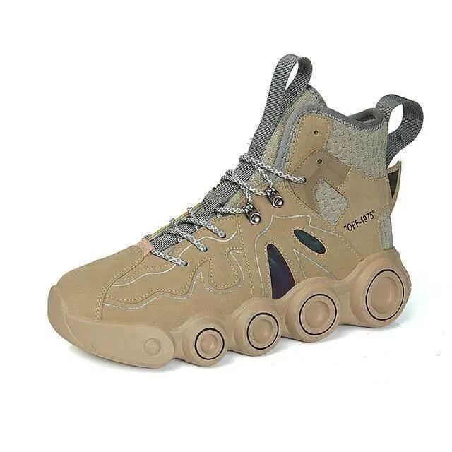 Comfy Mens Running Shoes - Roller Skate Design