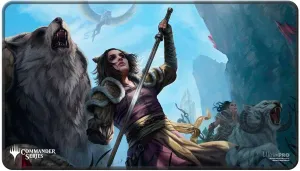 Commander Series 3 Enemy Stitched Edge Playmat Winota for Magic: The Gathering