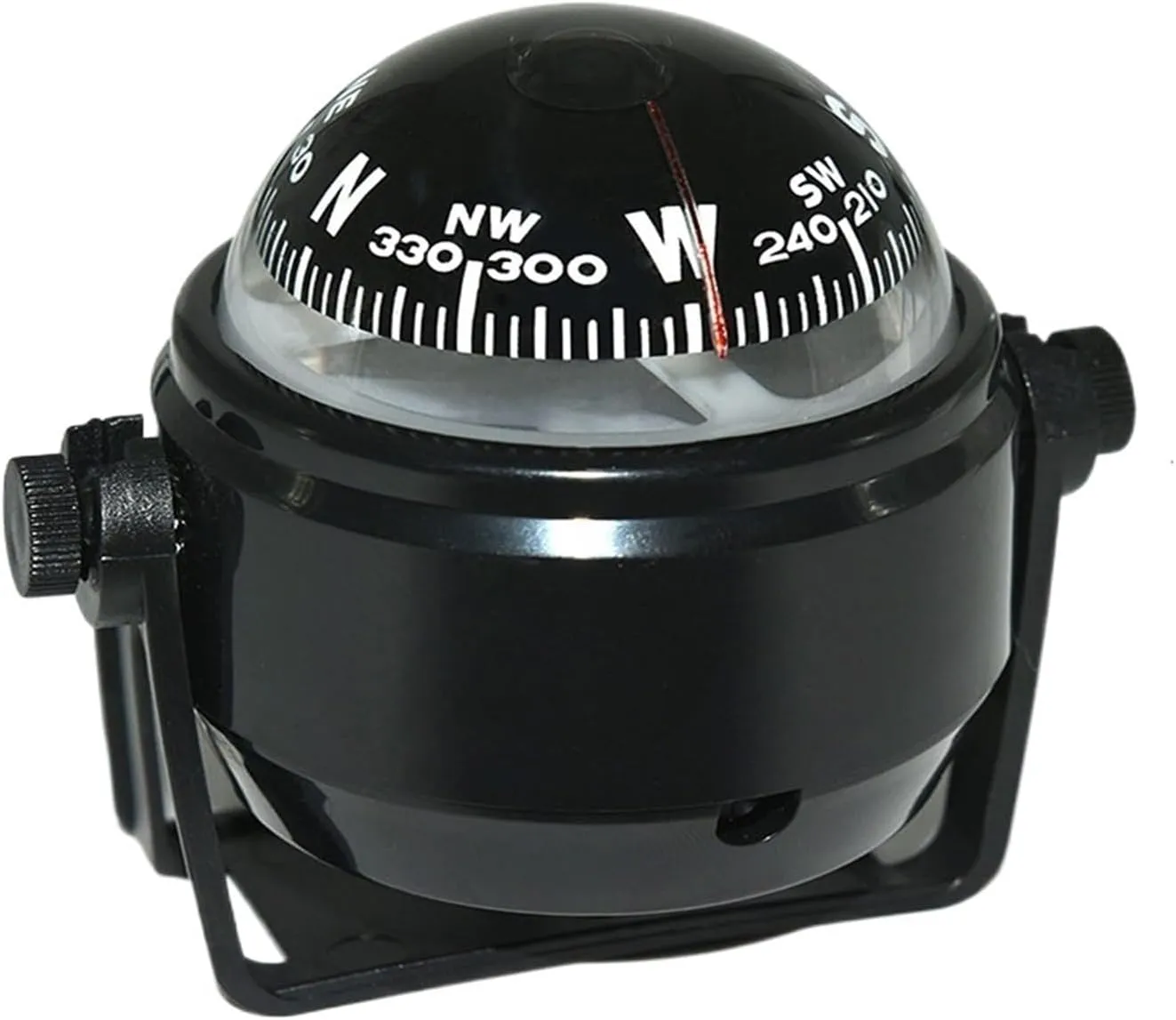 Compass Navigation Car Compass Marine Car Boat Pivoting Electronic Light Guide Ball Vehicle Navigation Tool Compass Accessories Car Compass(Green)