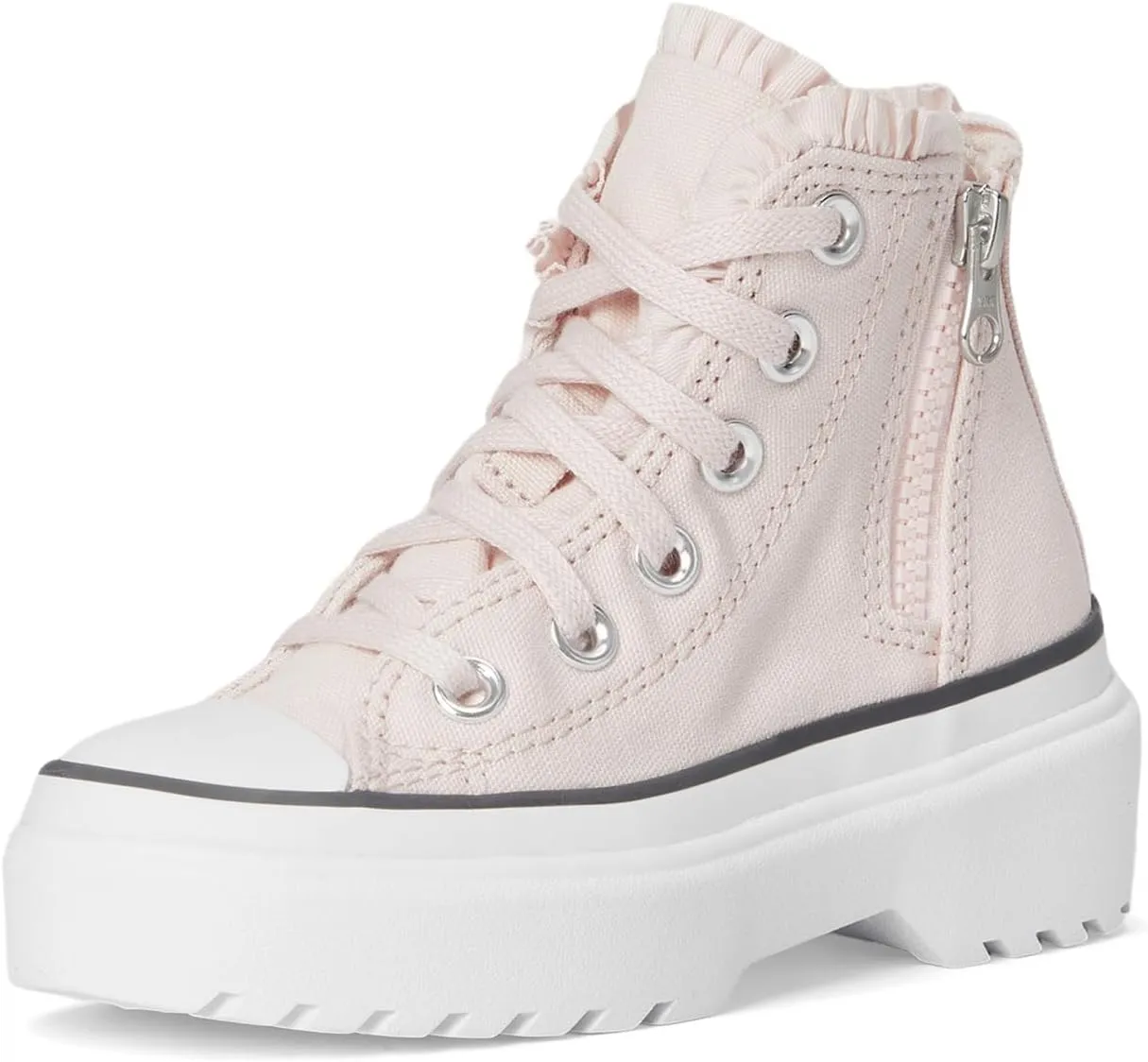 Converse Boy's Chuck Taylor All Star Lugged Lift Ruffles (Little Kid) Sneaker