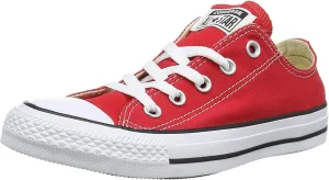 Converse Mens Chuck Taylor All Star Ox Red Fabric Fashion Sneakers Size 7.5