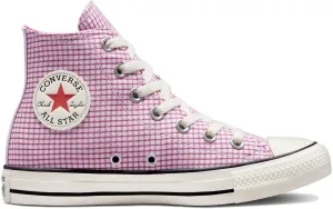 Converse Unisex Chuck Taylor All Star Checkered Vapor Violet/Rhubarb Pie/Egret (us_Footwear_Size_System, Adult, Men, Numeric, Medium, Numeric_7)