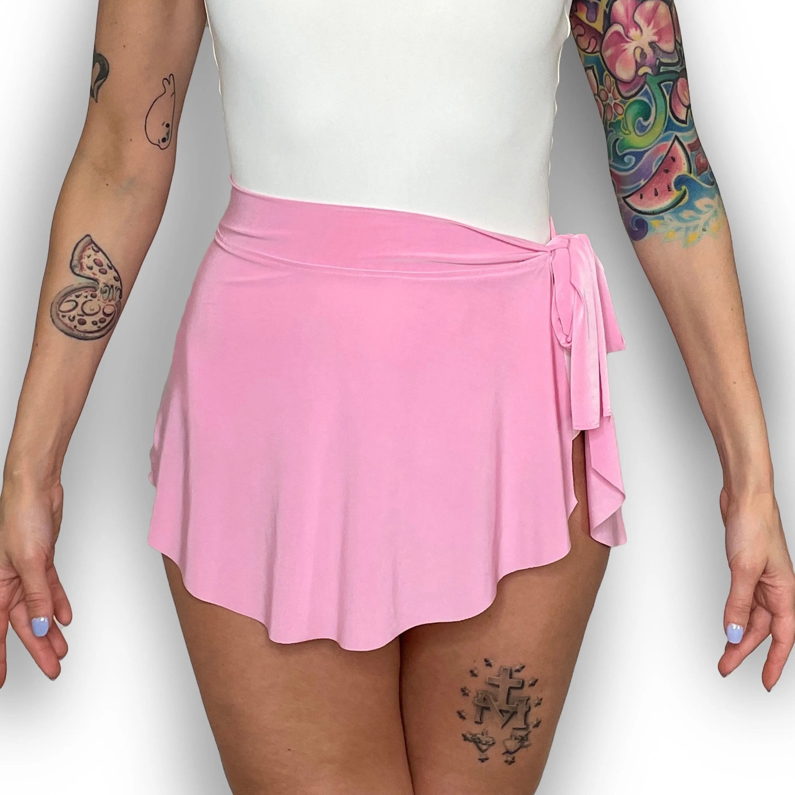 Cotton Candy Pink Ballet Wrap Skirt - Demi