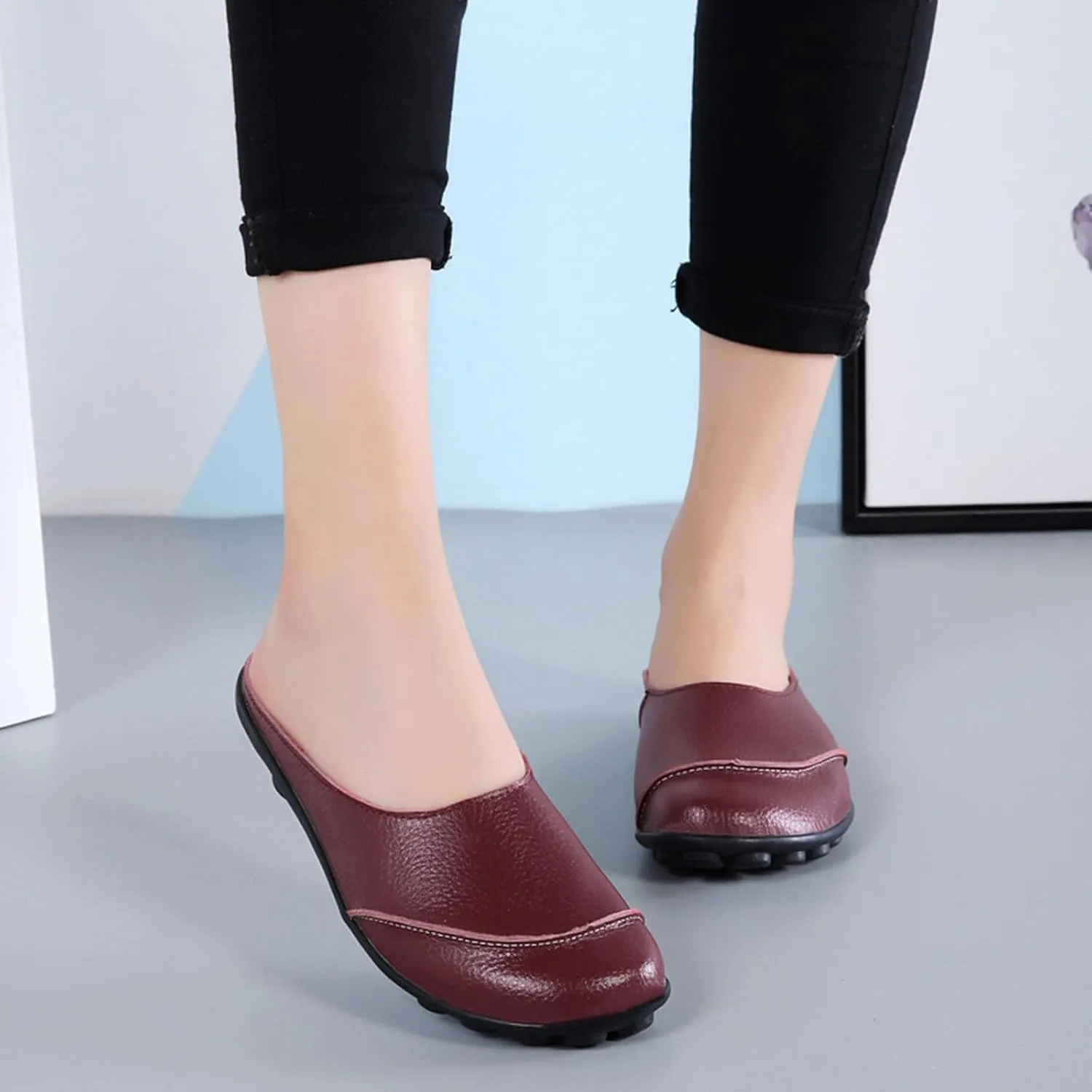 Couple‘s ’Shoes Casual Hollow Breathable Flat No Heel Single Shoes Loafers Shoes Shoes Womens Casual Shoes for Fall