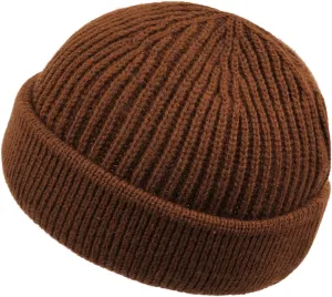 Croogo Cuffed Knit Beanie Hats for Women Men Stretchy Soft Skull Ski Cap Warm Watch Hat Trawler Toboggan Cap Daily Beanies