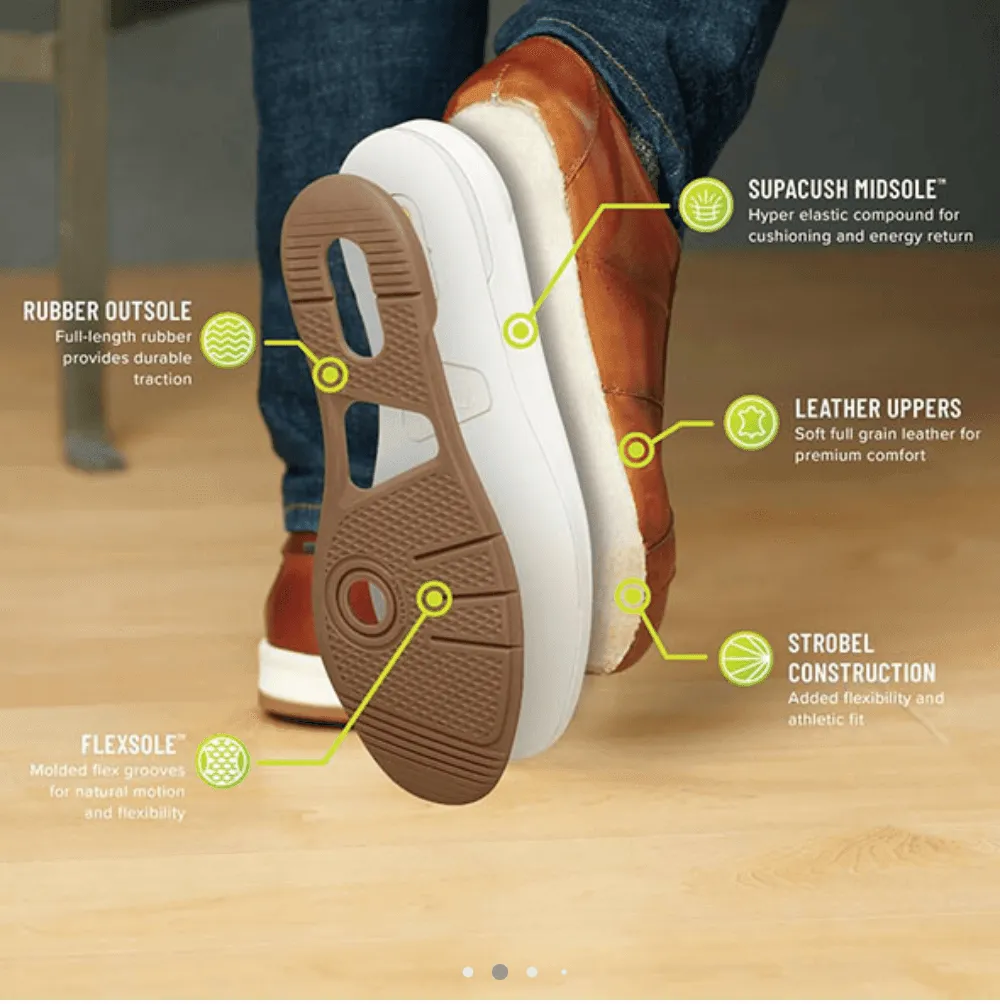 Crossover Lace Toe Sneaker-White
