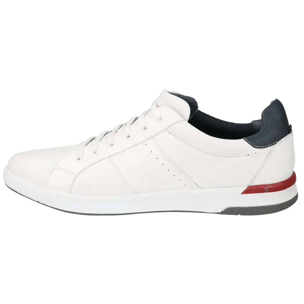 Crossover Lace Toe Sneaker-White