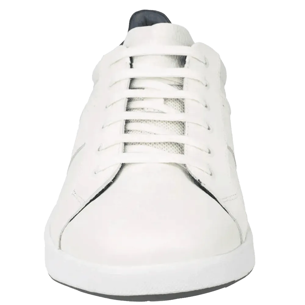 Crossover Lace Toe Sneaker-White