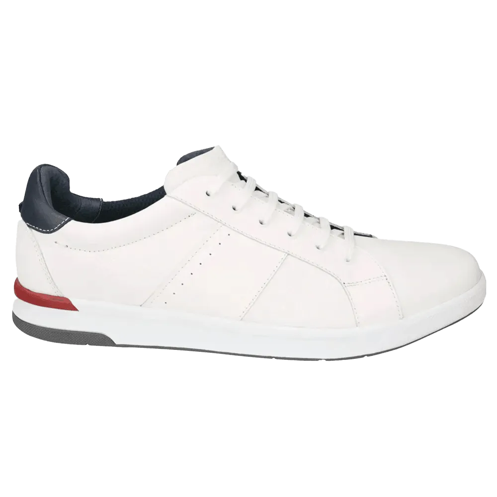 Crossover Lace Toe Sneaker-White