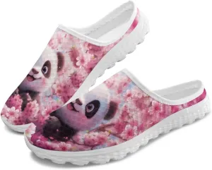 Cute Animal Womens Mule Shoes Breathable Loafers Slip on Fashion Tennis Sneakers Garden Clogs