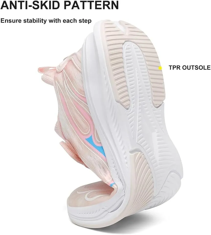Dannto Boys Girls Sneakers Kids Shoes Lightweight Breathable Athletic Running Tennis Fitness Shoes Little Kid/Big Kid