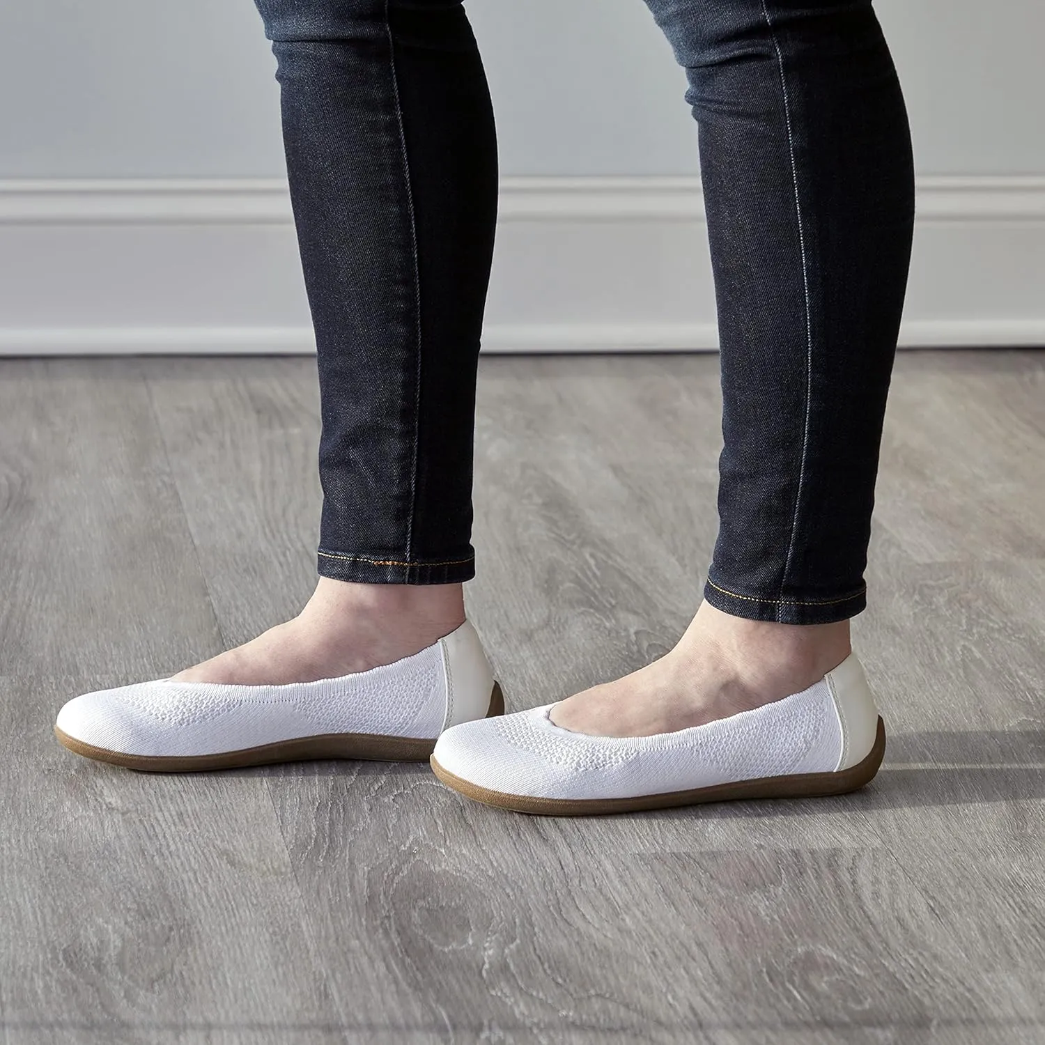 Dearfoams Women's Lightweight Washable Comfort Misty Ballet Flats
