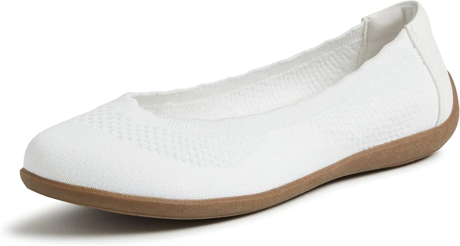 Dearfoams Women's Lightweight Washable Comfort Misty Ballet Flats