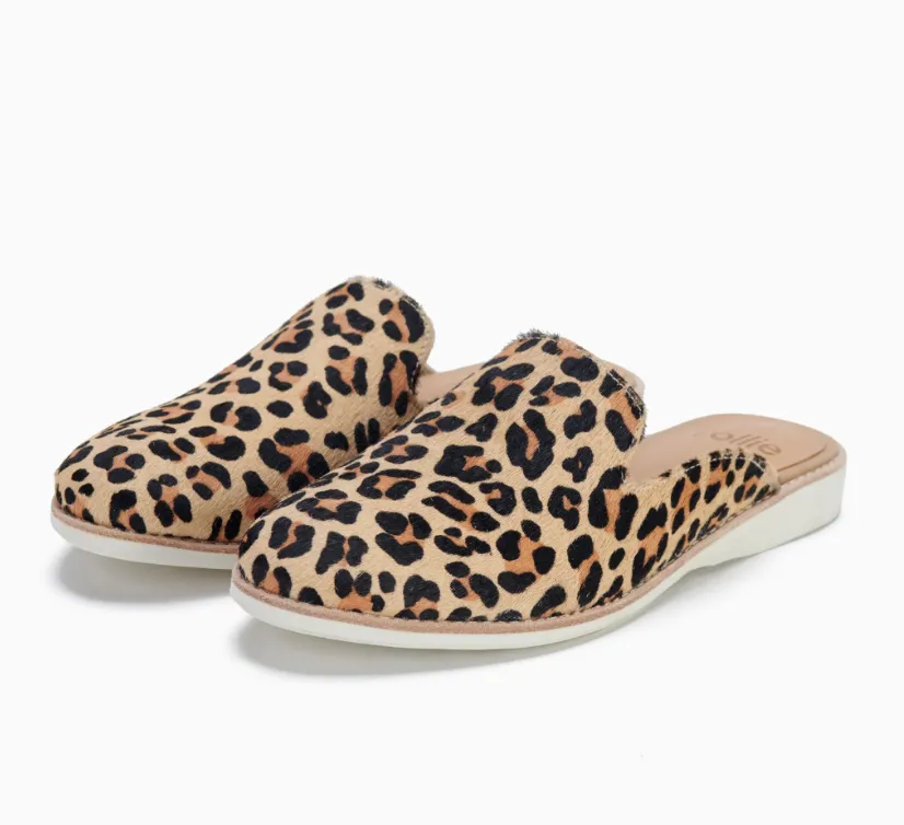 Derby Mule Leopard LAST PAIR - SIZE 37