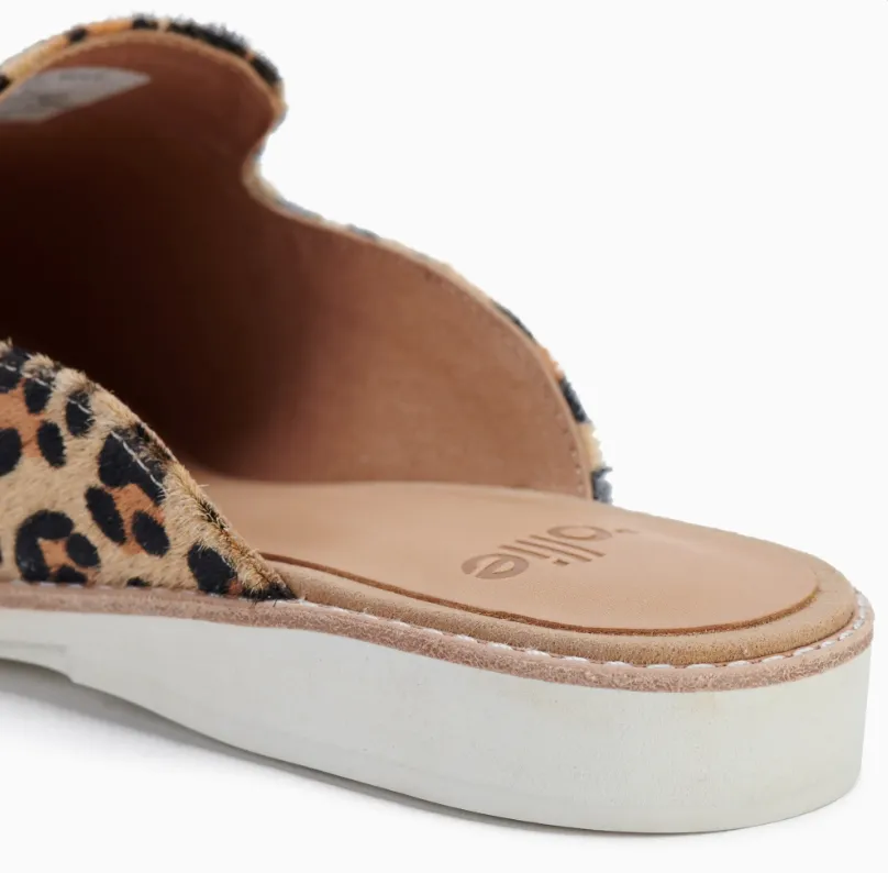 Derby Mule Leopard LAST PAIR - SIZE 37