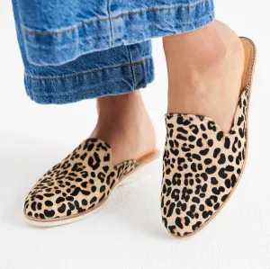 Derby Mule Leopard LAST PAIR - SIZE 37