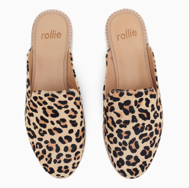 Derby Mule Leopard LAST PAIR - SIZE 37