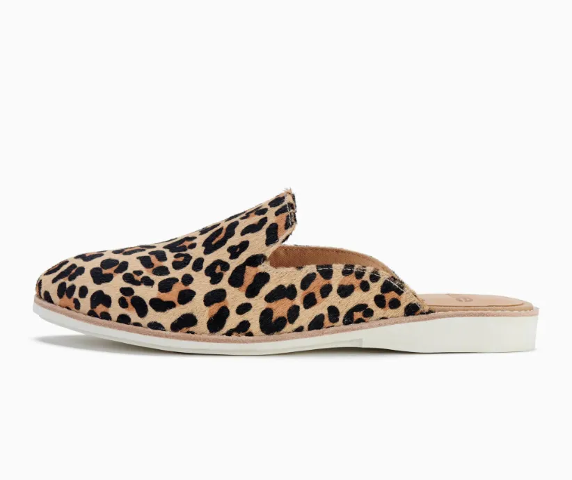 Derby Mule Leopard LAST PAIR - SIZE 37