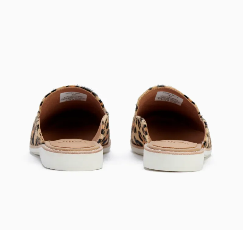 Derby Mule Leopard LAST PAIR - SIZE 37