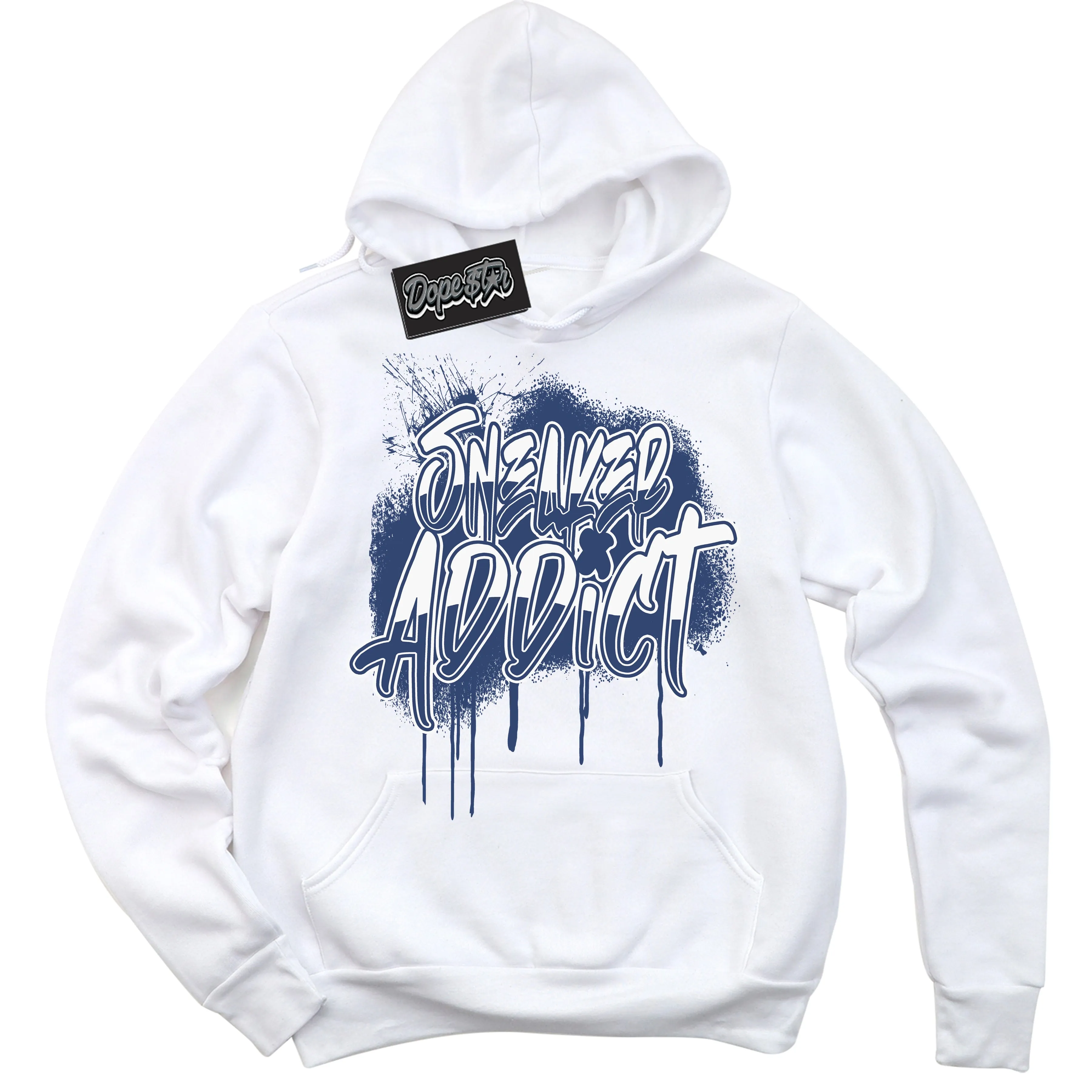 Diffused Blue 11s Sneaker Hoodie Sneaker Addict Graphic