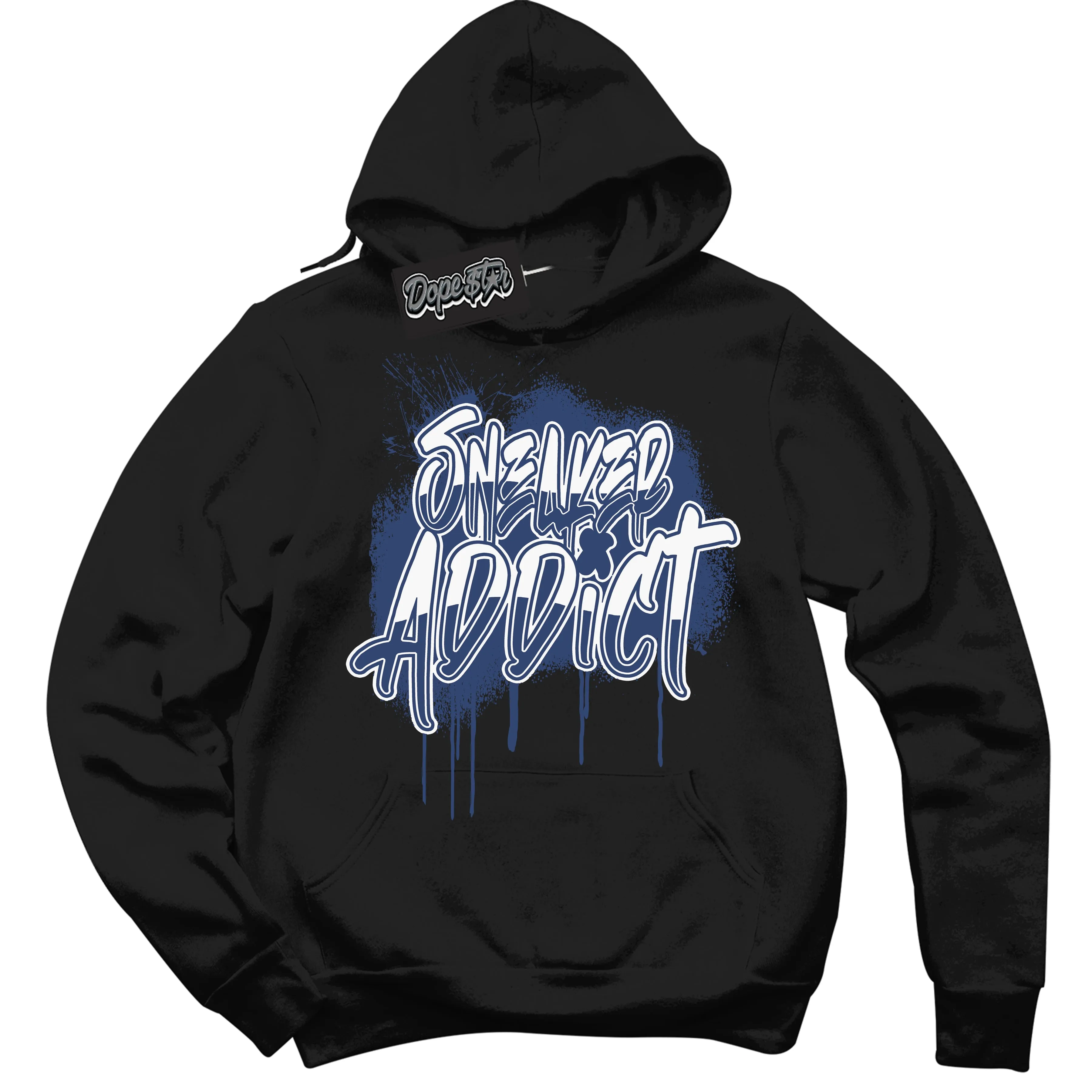 Diffused Blue 11s Sneaker Hoodie Sneaker Addict Graphic
